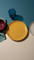 Vivid Marigold dinner plate
