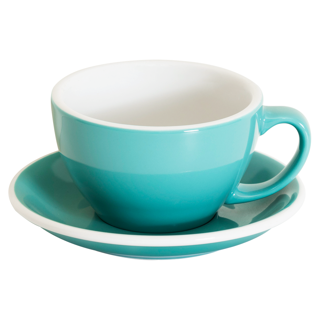 Set of 1 x 300ml Cafe Latte Cup and Saucer