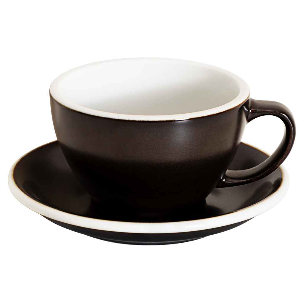 Set of 1 x 300ml Cafe Latte Cup and Saucer