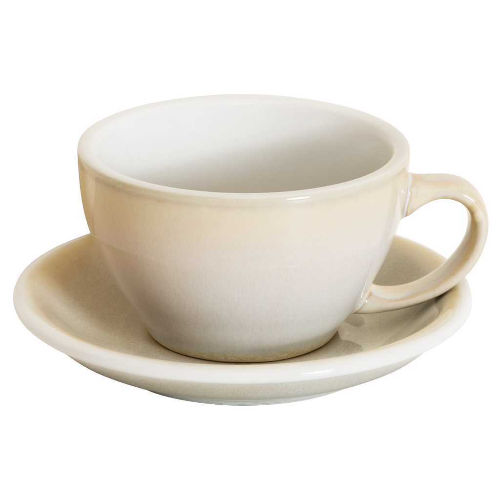 Set of 1 x 300ml Cafe Latte Cup and Saucer