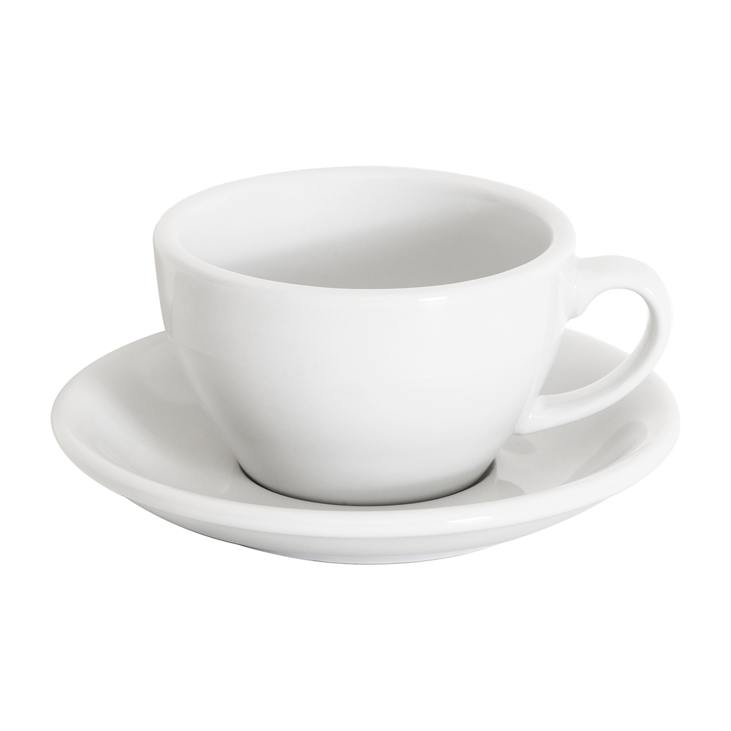 Set of 1 x 200ml Cappuccino Cup and Saucer