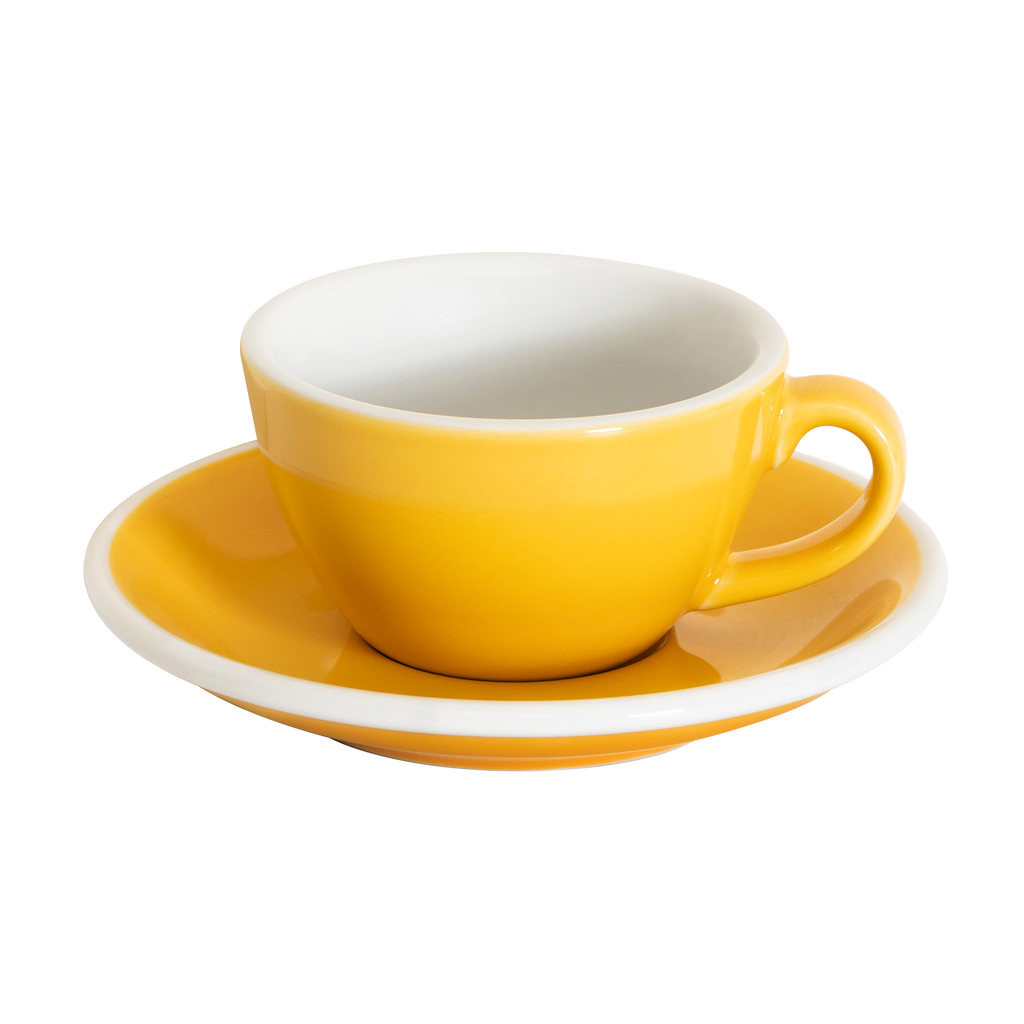 Set of 1 x 150ml Flat White Cup and Saucer