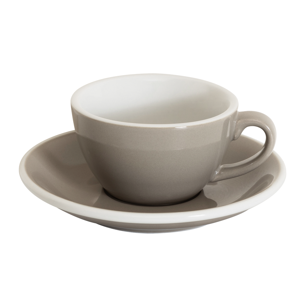 Set of 1 x 150ml Flat White Cup and Saucer