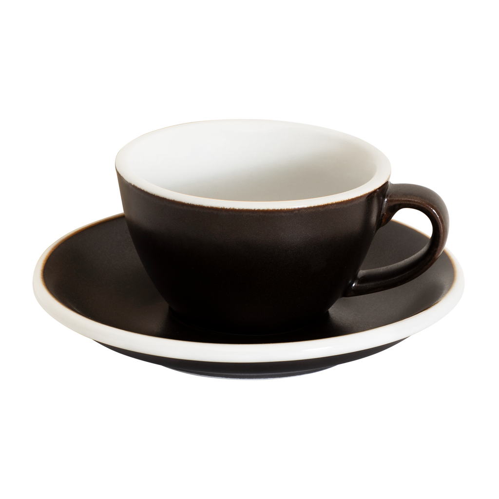 Set of 1 x 150ml Flat White Cup and Saucer