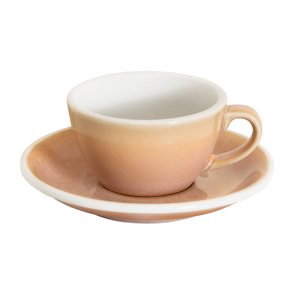 Set of 1 x 150ml Flat White Cup and Saucer
