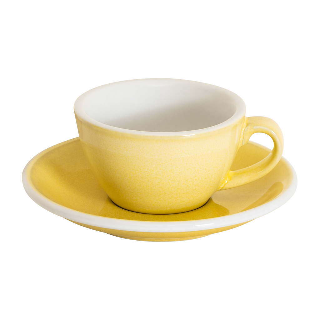 Set of 1 x 150ml Flat White Cup and Saucer