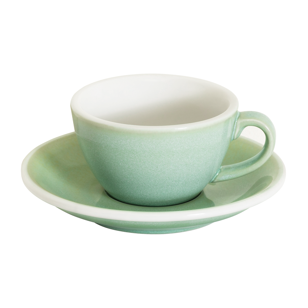 Set of 1 x 150ml Flat White Cup and Saucer
