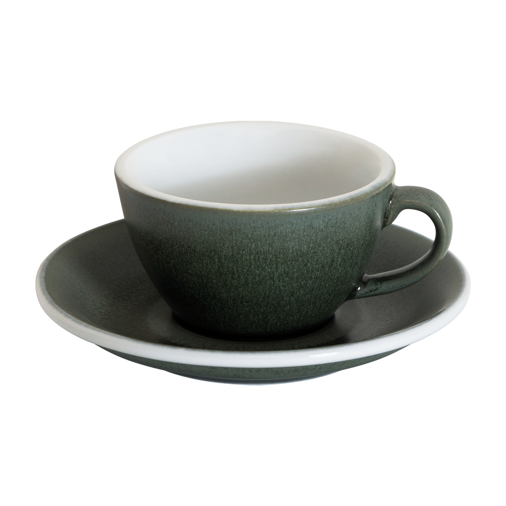 Set of 1 x 150ml Flat White Cup and Saucer