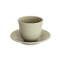 150ml Embossed Tasting Cup  and 13cm Embossed Plate