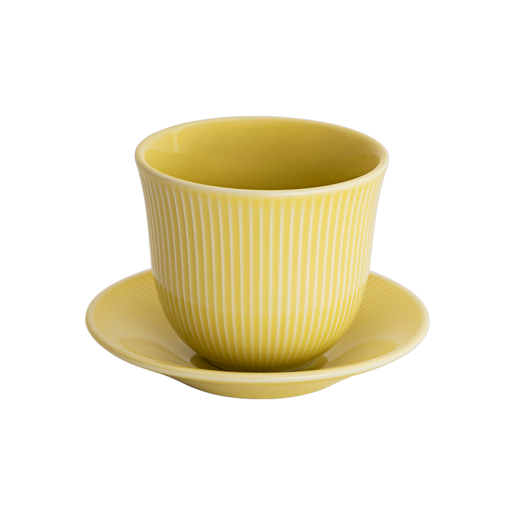 250ml Embossed Tasting Cup  and 13cm Embossed Plate