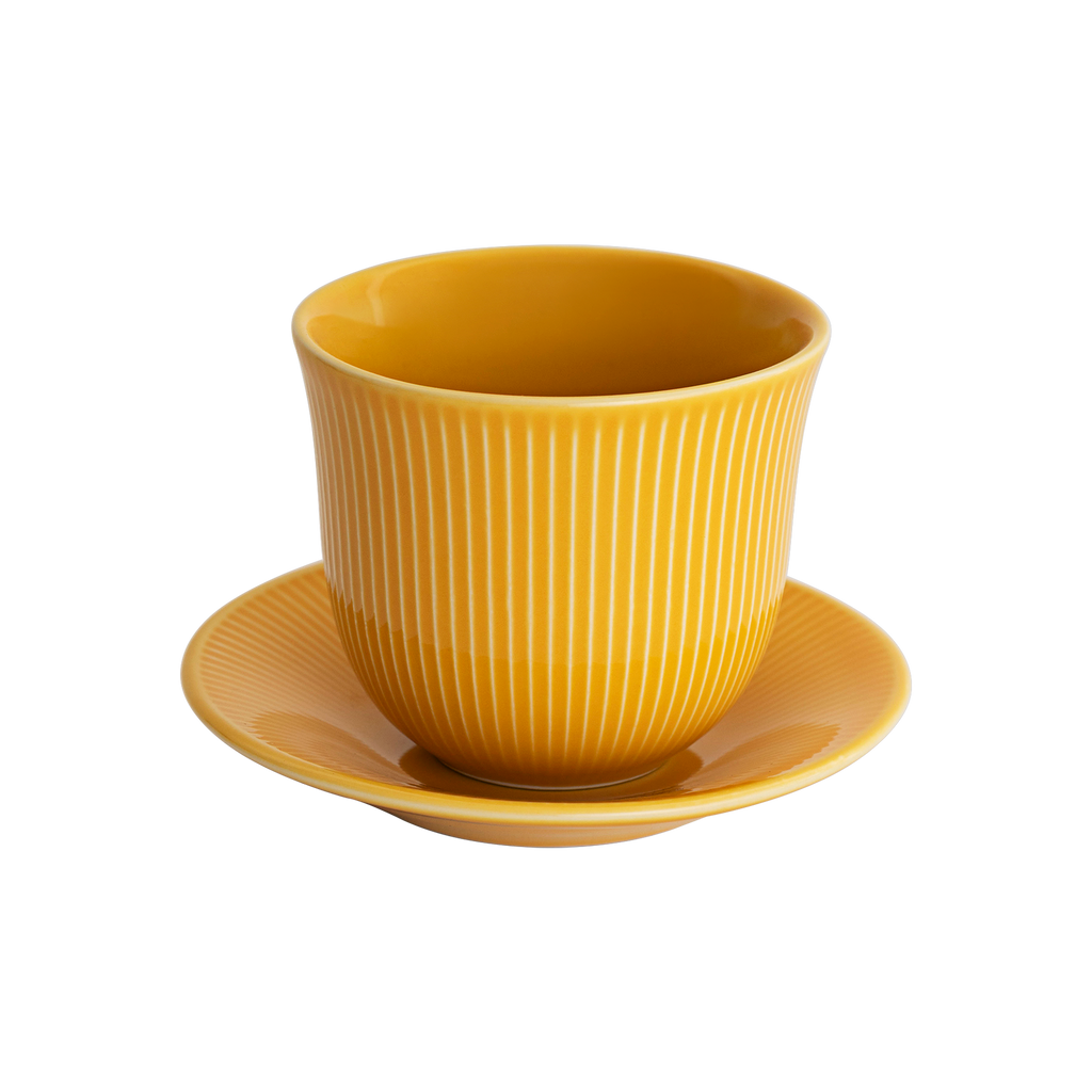 250ml Embossed Tasting Cup  and 13cm Embossed Plate