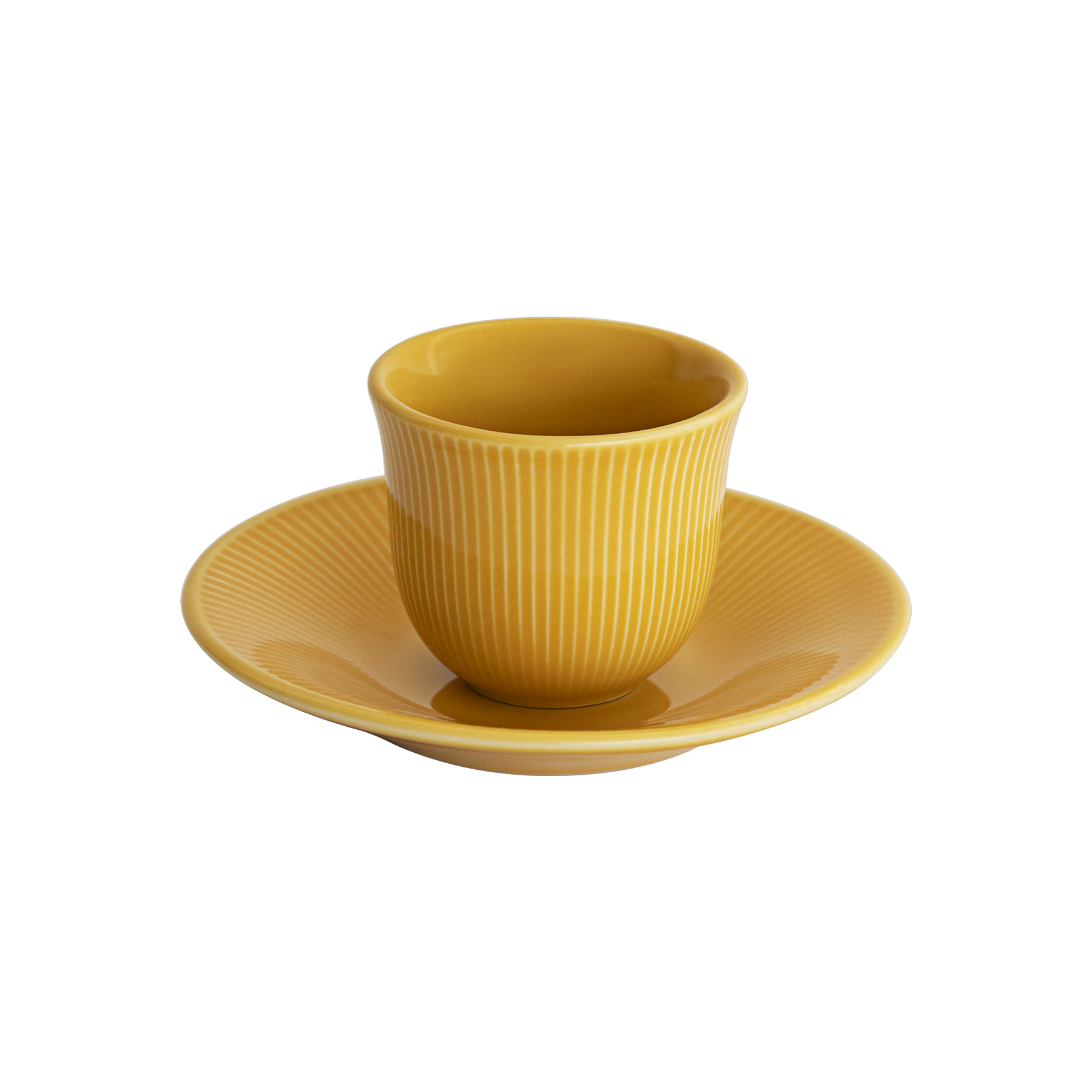 80ml Embossed Tasting Cup  and 13cm Embossed Plate