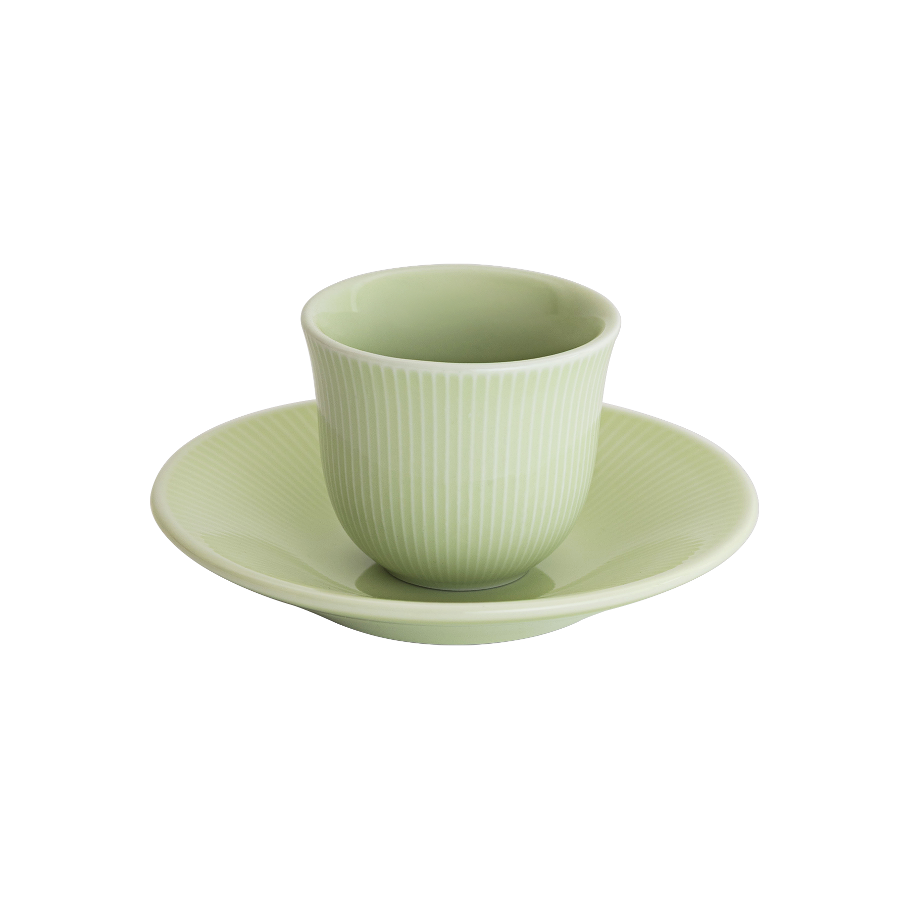 80ml Embossed Tasting Cup  and 13cm Embossed Plate