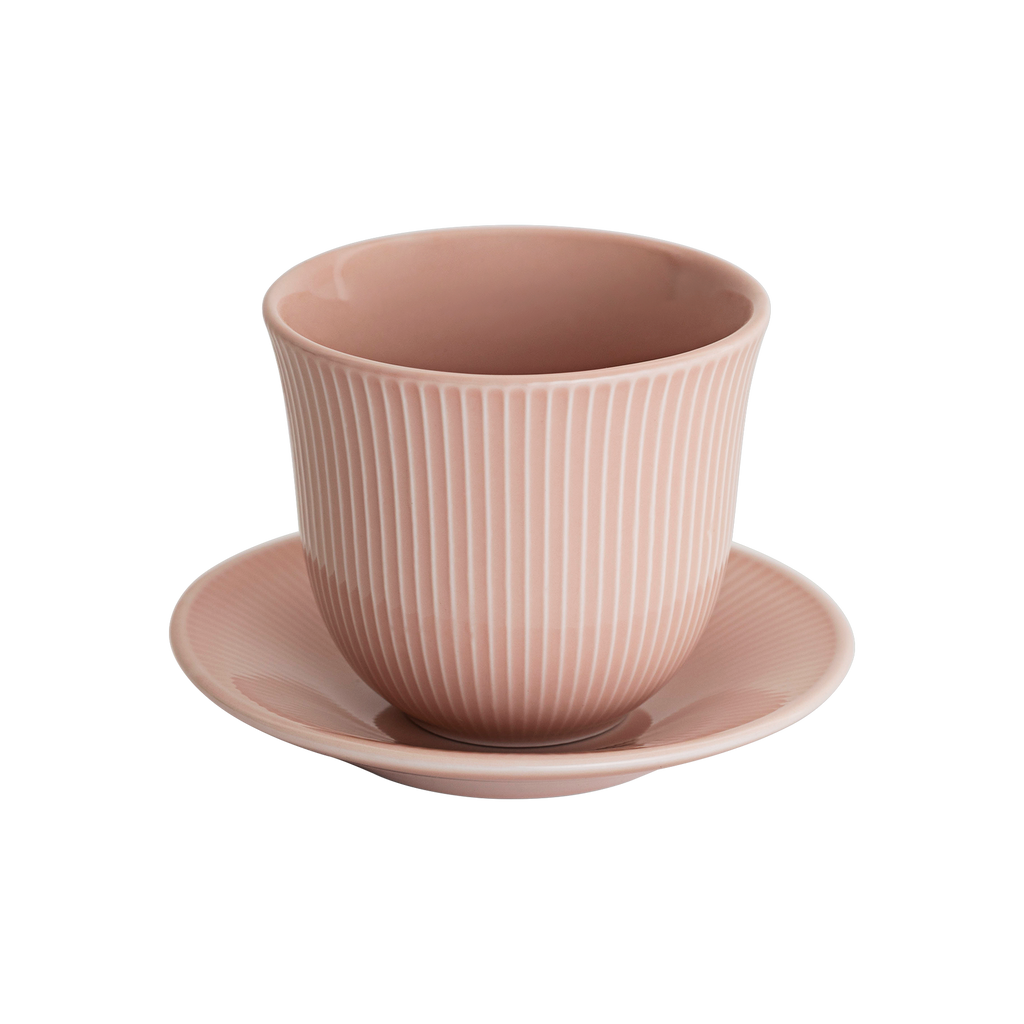 250ml Embossed Tasting Cup  and 13cm Embossed Plate