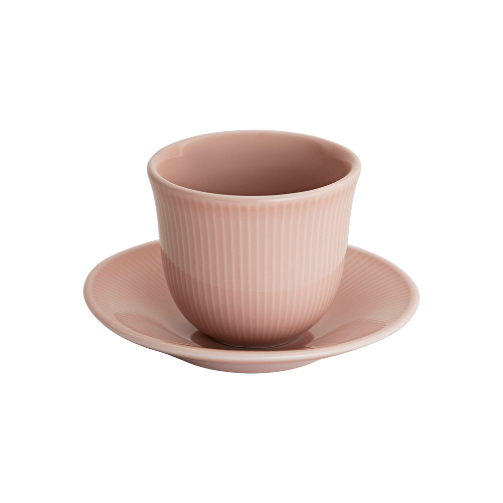 150ml Embossed Tasting Cup  and 13cm Embossed Plate