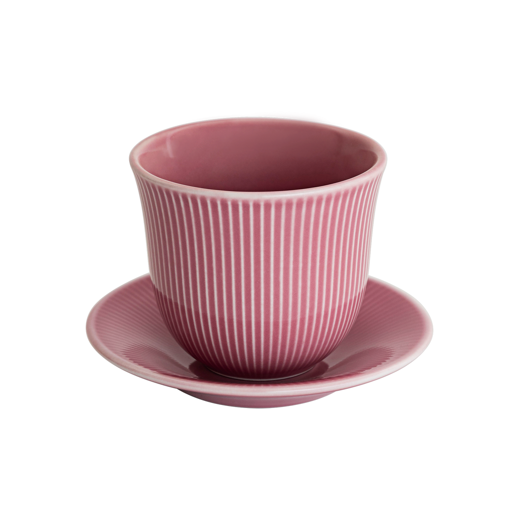 250ml Embossed Tasting Cup  and 13cm Embossed Plate