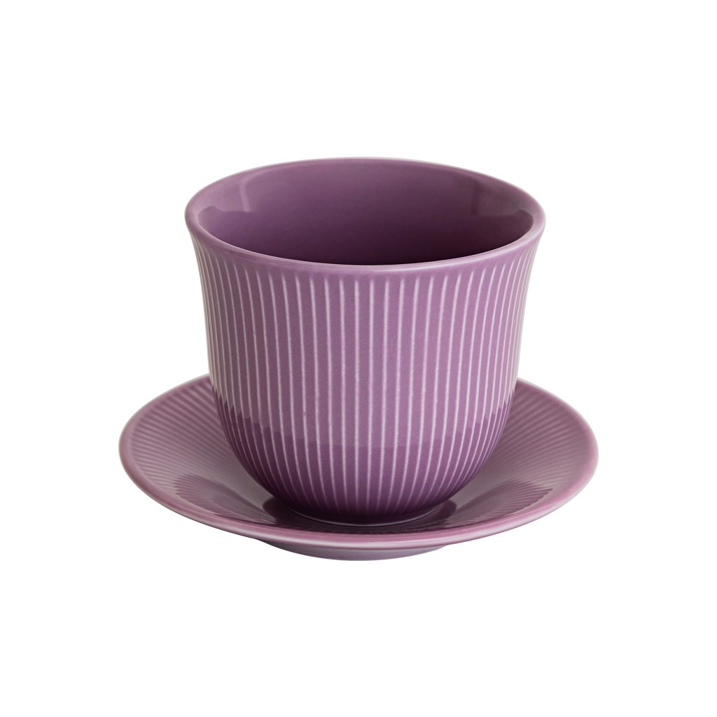 250ml Embossed Tasting Cup  and 13cm Embossed Plate