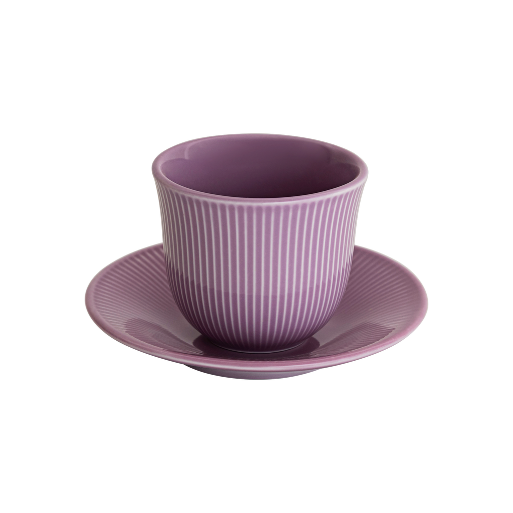 150ml Embossed Tasting Cup  and 13cm Embossed Plate