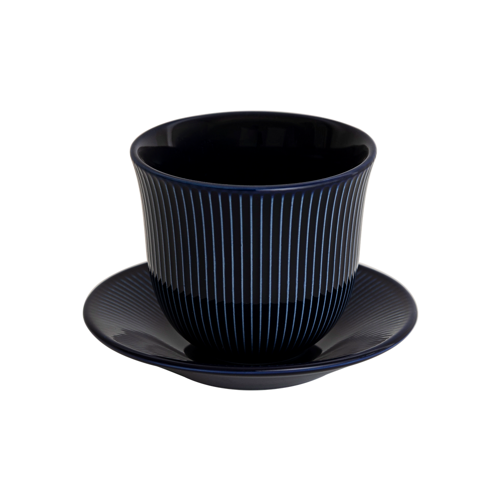 250ml Embossed Tasting Cup  and 13cm Embossed Plate