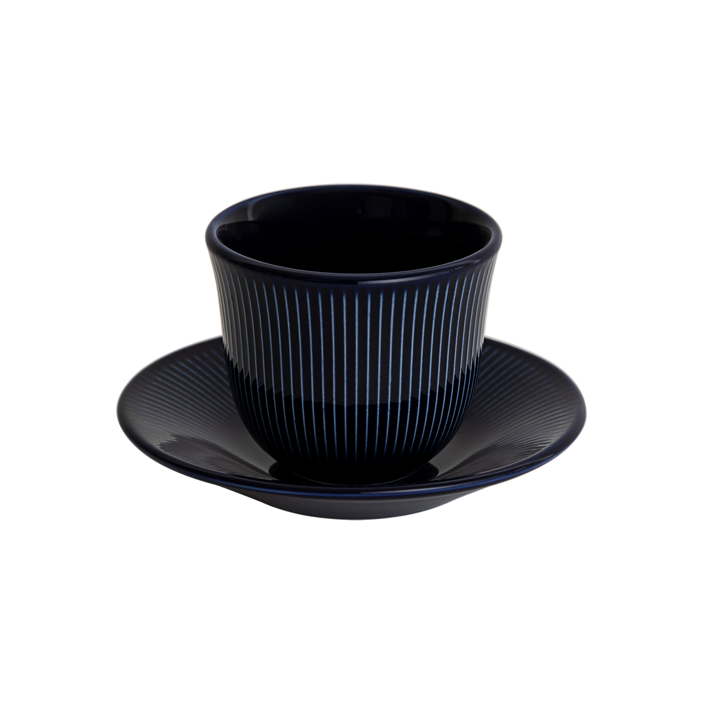 150ml Embossed Tasting Cup  and 13cm Embossed Plate