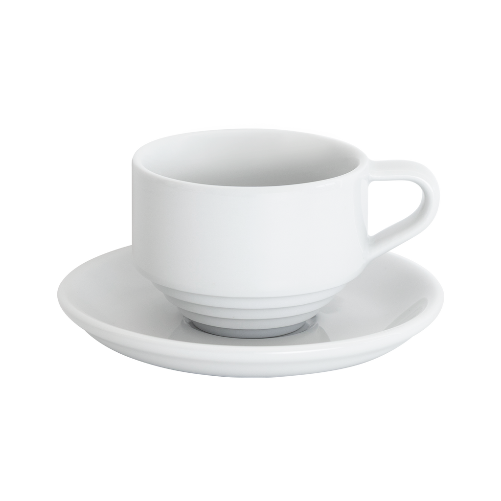 165ml Flat White Cup  and 13cm Shared Saucer
