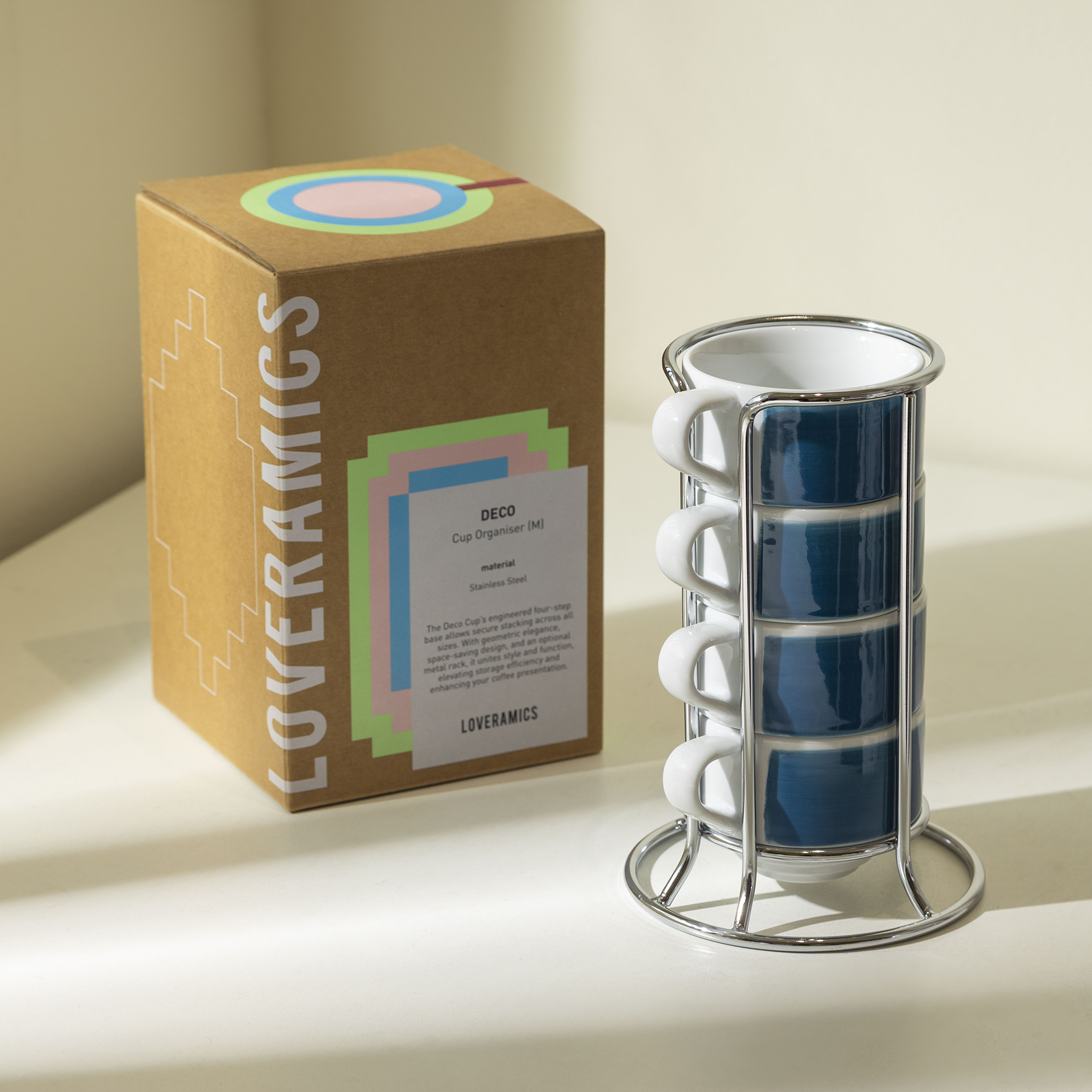 Set of 4 x 165ml Flat White Cups