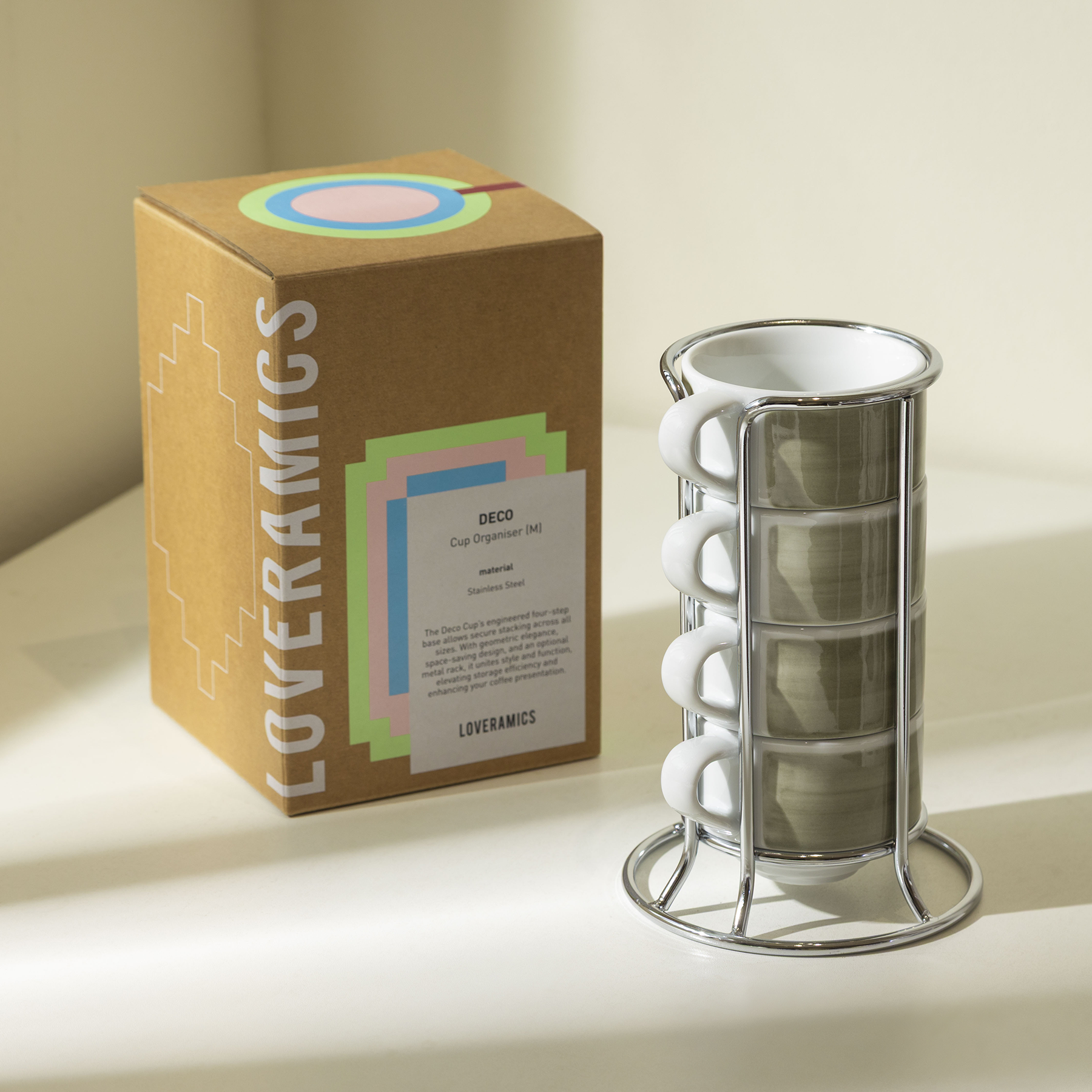 Set of 4 x 165ml Flat White Cups
