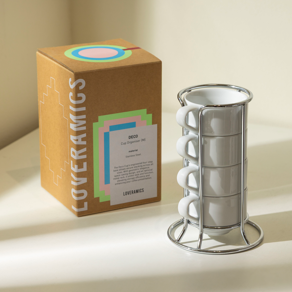 Set of 4 x 165ml Flat White Cups