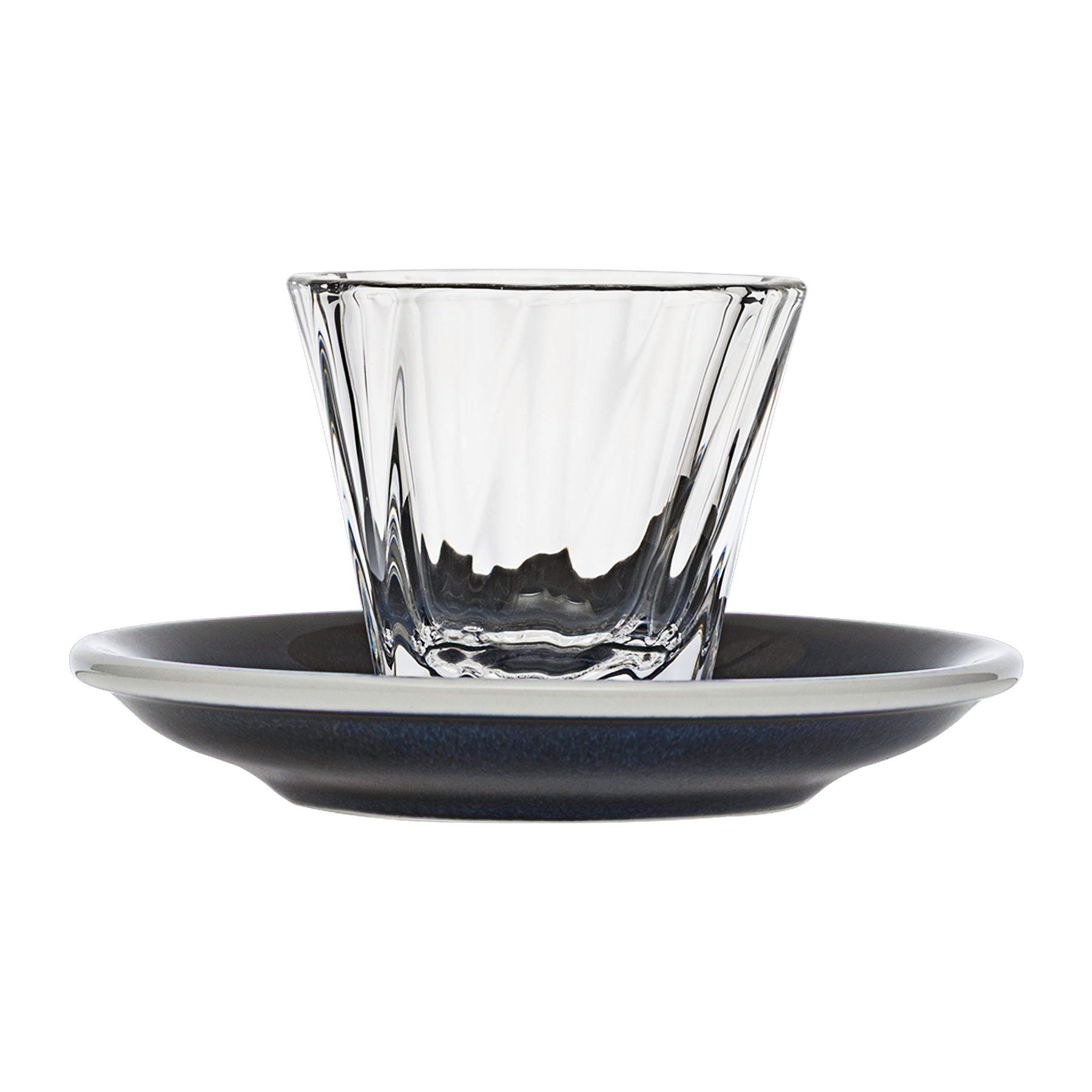 120ml Twisted Cortado Glass  and 14.5cm Shared Saucer