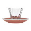120ml Twisted Cortado Glass  and 14.5cm Shared Saucer