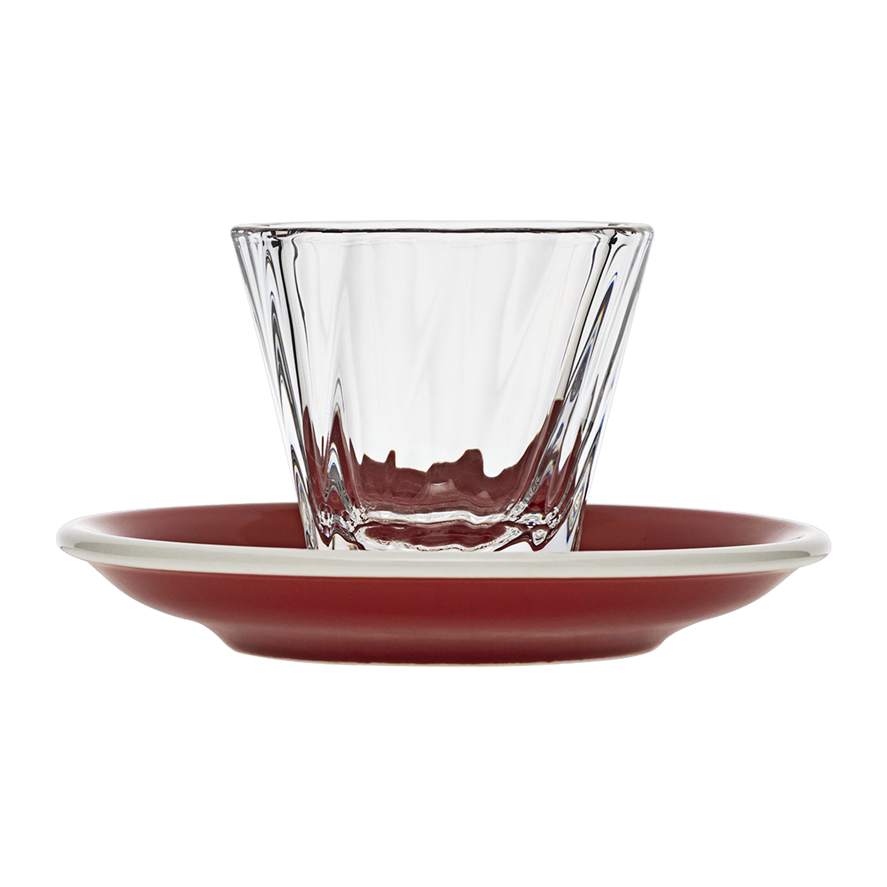 120ml Twisted Cortado Glass  and 14.5cm Shared Saucer